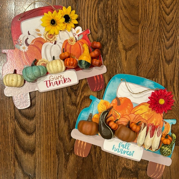 3D Fall Decor Hanging Signs-Handmade - Picture 1 of 5